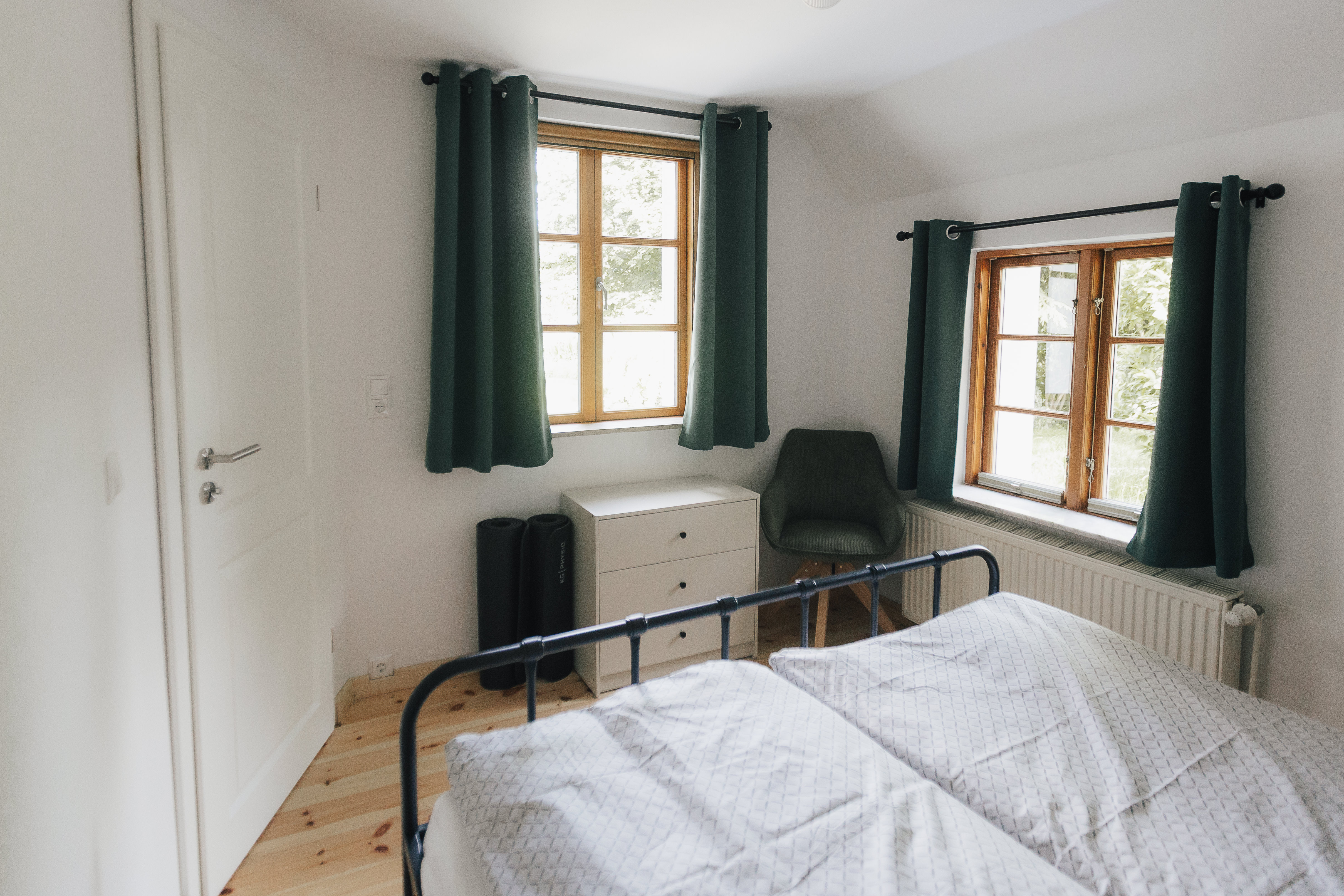 Schlafzimmer 3_Blaue Hytte_Ferienhaus Wingst